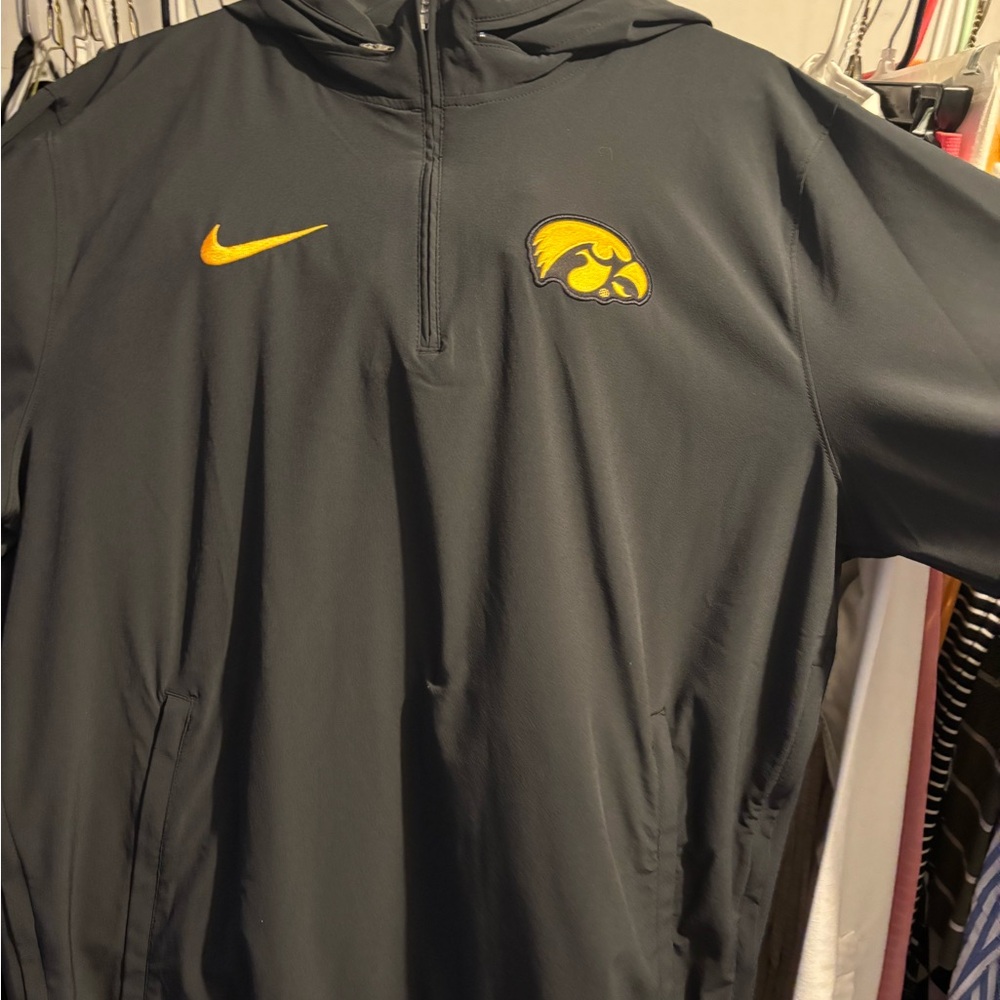 Iowa Hawkeyes Quarter Zip with Hood